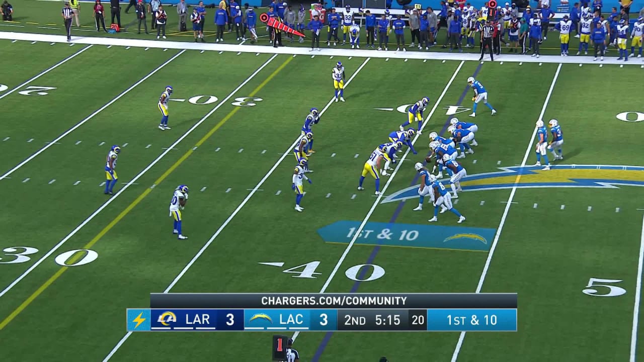 Tip drill! Los Angeles Rams defensive back Jaylen McCollough takes ...