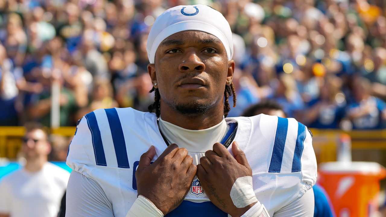 Colts QB Anthony Richardson (hip) questionable to play vs. Jaguars; RB Jonathan Taylor (ankle) ruled out                          Oct 04, 2024 thumbnail