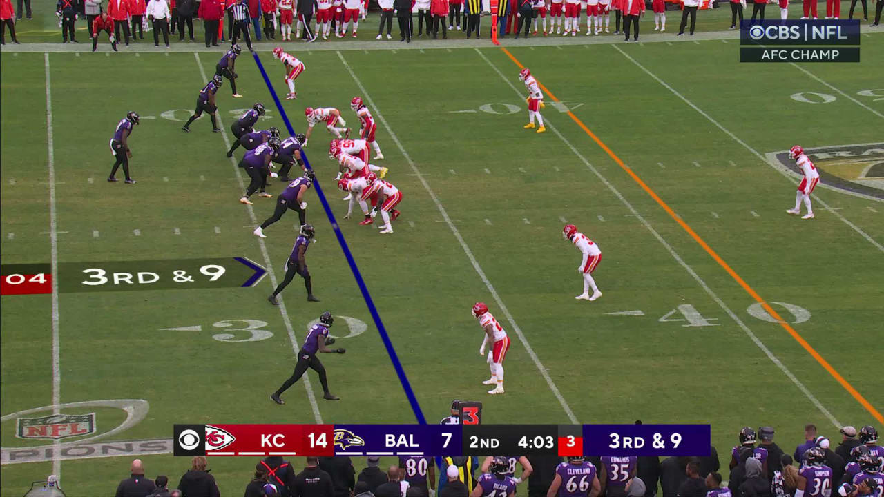 Chris Jones wingspan prevents Jacksons thirddown pass from being complete  NFLcom