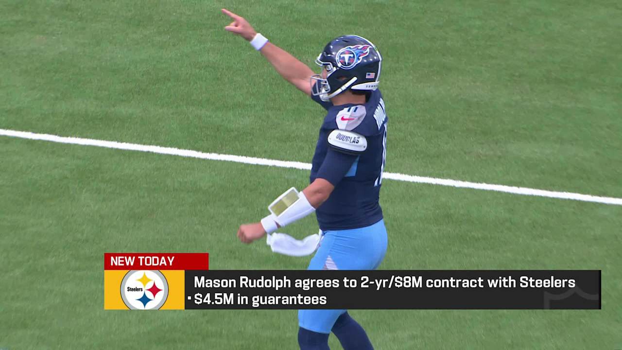 NFL Network's Tom Pelissero: Quarterback Mason Rudolph agrees to 2-yr ...