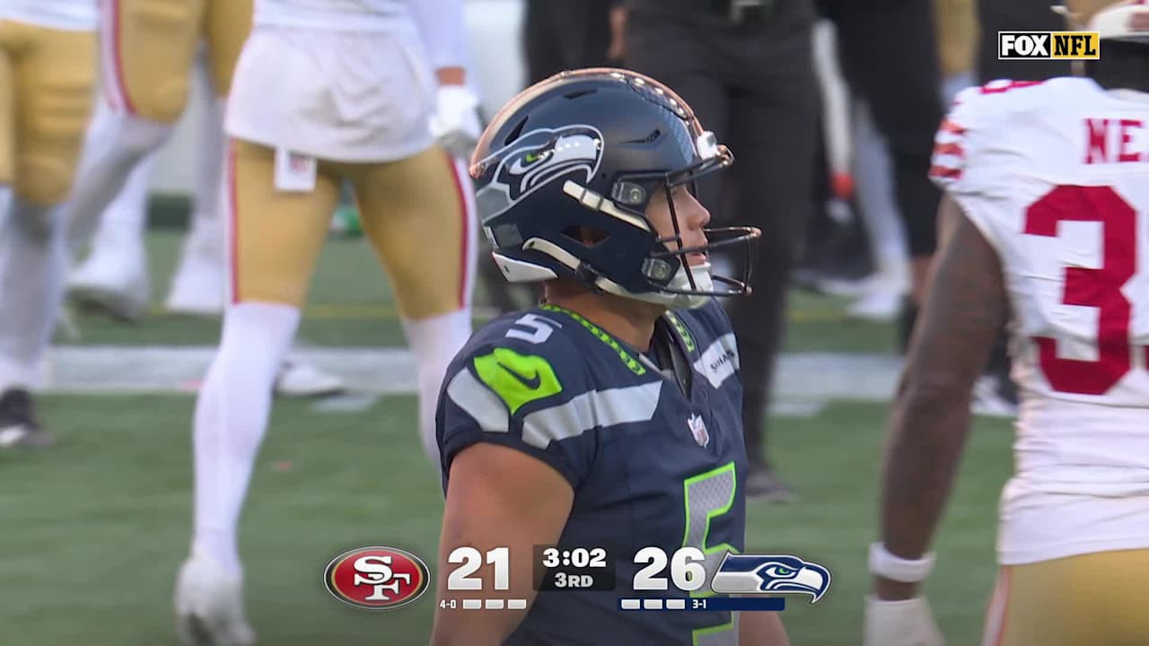 Seattle Seahawks kicker Jason Myers' fourth FG of game extends Seahawks ...