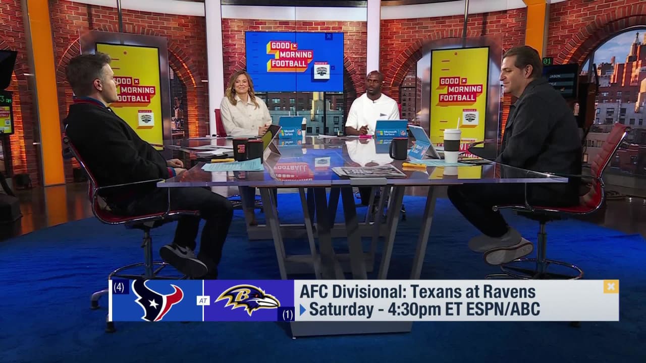 'GMFB' Previews Houston Texans-Baltimore Ravens AFC Divisional Playoff Game