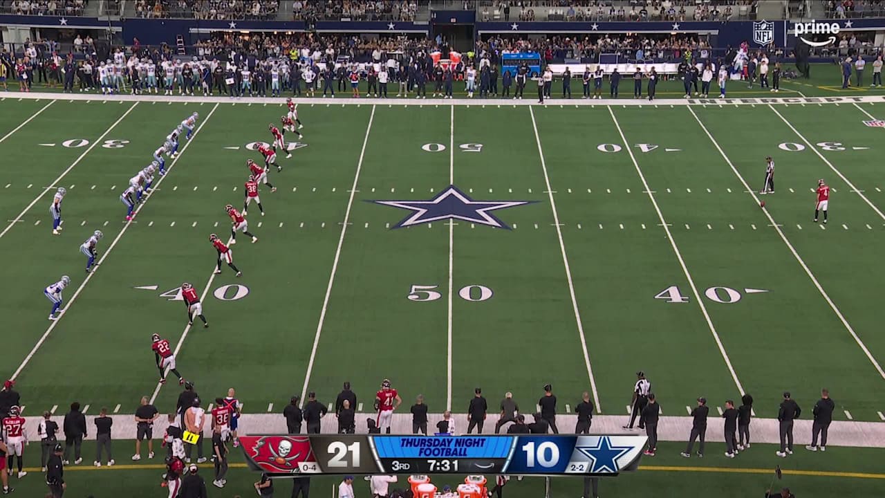 Sudden change! Buccaneers recover football in Dallas Cowboys' territory ...