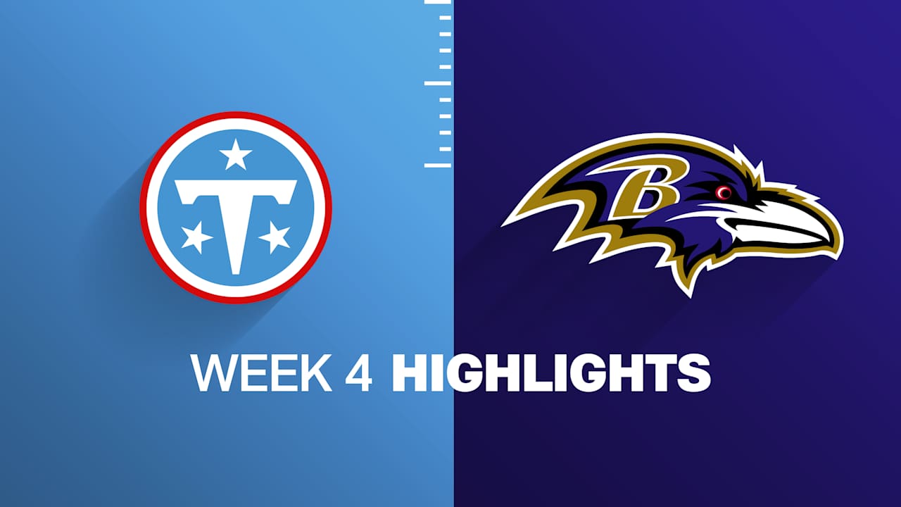 Titans vs. Ravens highlights | Week 4 video thumbnail