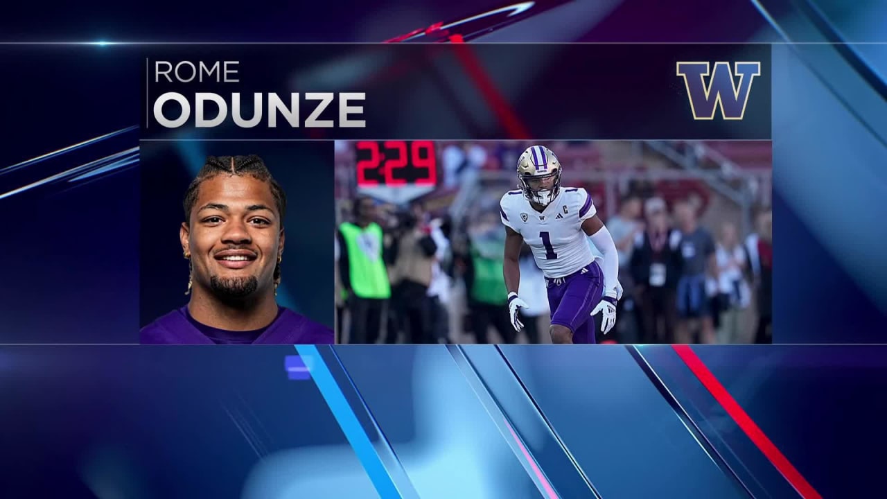 NFL Network's Lance Zierlein: Washington Huskies Wide Receiver Rome ...