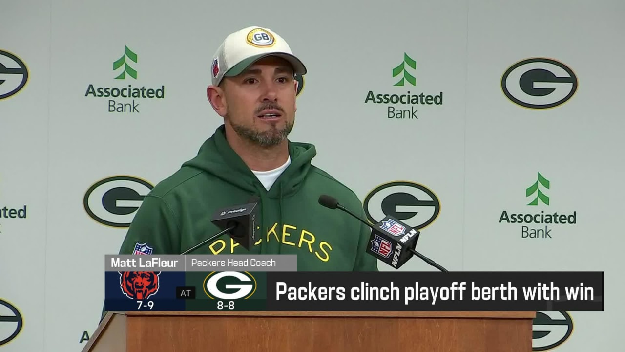 Green Bay Packers Head Coach Matt LaFleur Talks 'playoff-type Vibe' Of ...