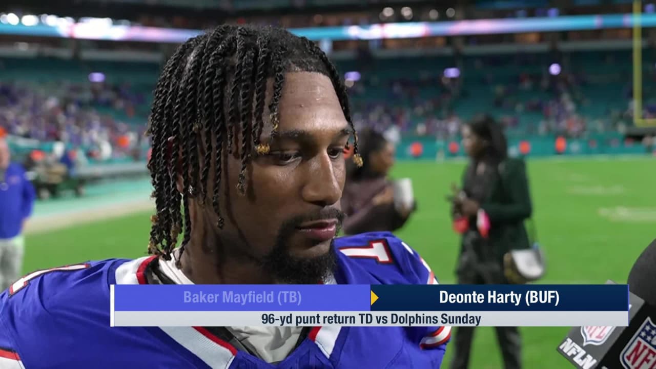 Buffalo Bills wide receiver Deonte Harty on Bills clinching fourth ...