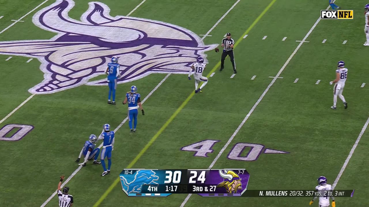 Minnesota Vikings' Top Plays Vs. Detroit Lions | Week 16