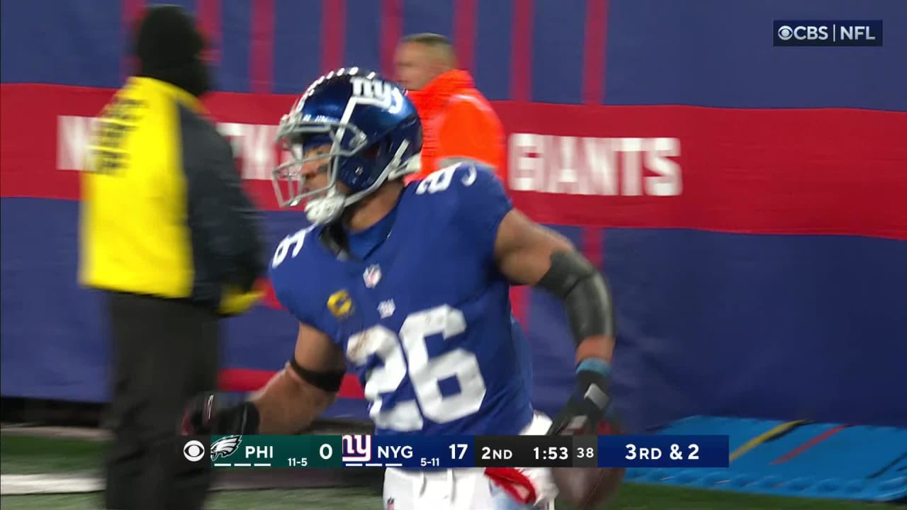 New York Giants running back Saquon Barkley's best plays in 2TD game
