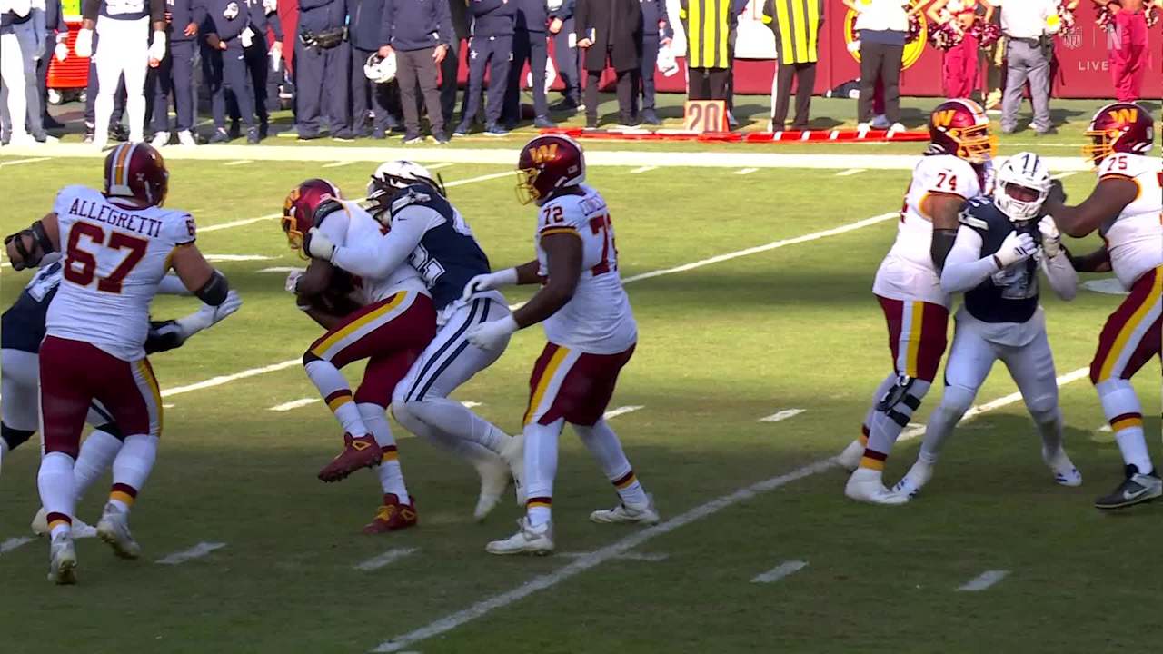 Dallas Cowboys defensive end Jadeveon Clowney's fifth sack of 2025