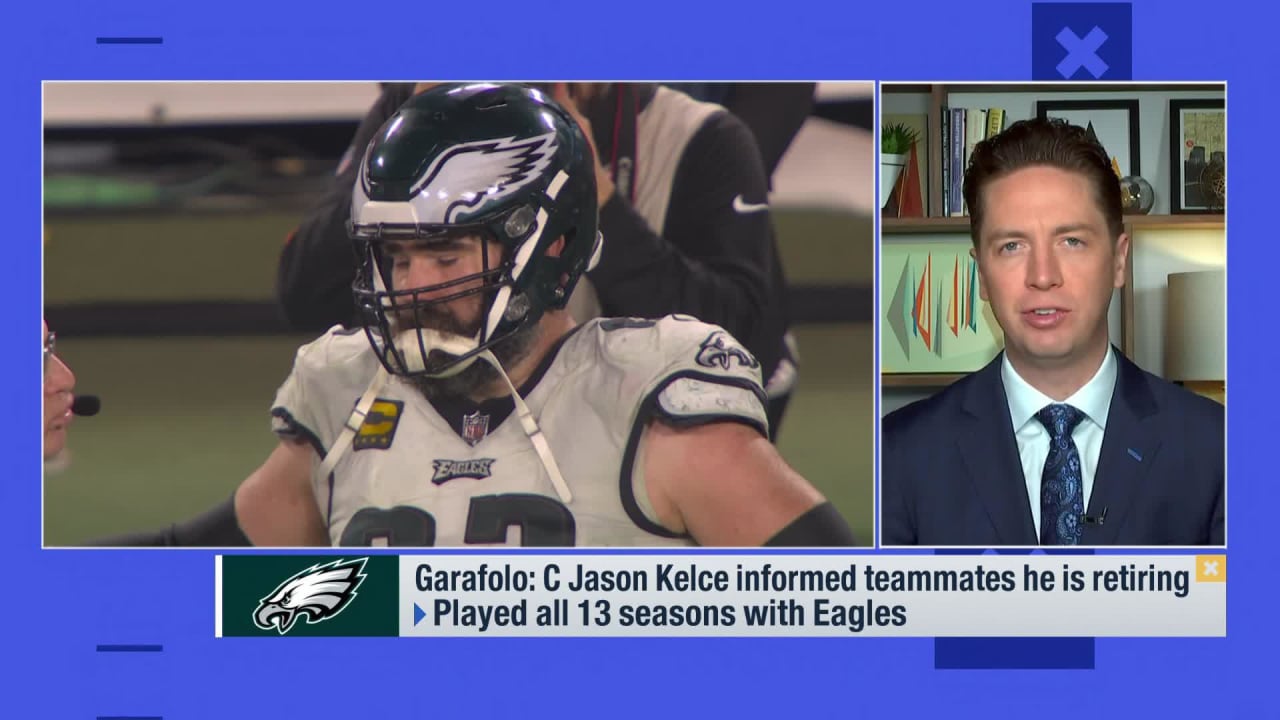 Jason Kelce: Philadelphia Eagles center tells team-mates he's retiring  after 13 seasons in the NFL, NFL News