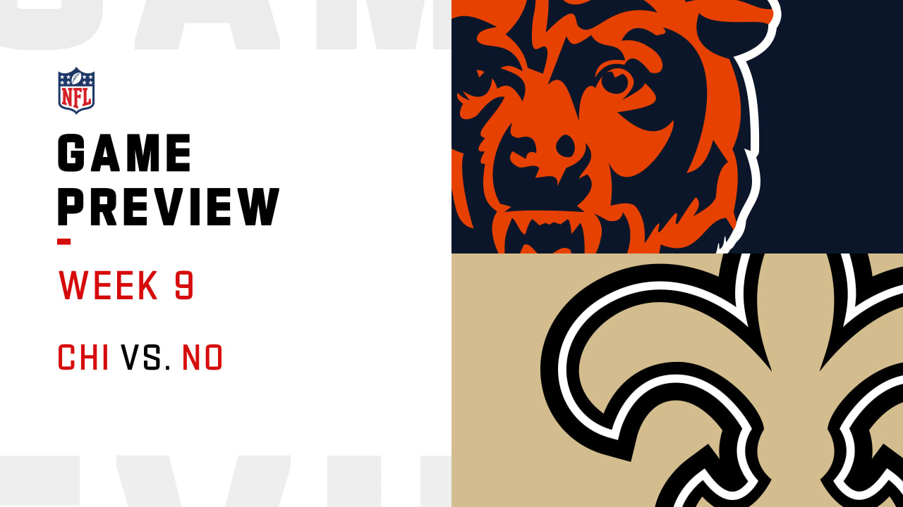 Chicago Bears vs. New Orleans Saints preview Week 9