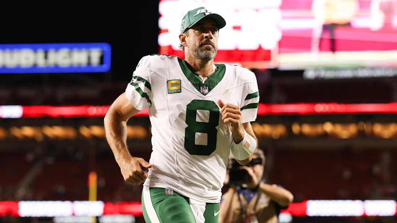 Aaron Rodgers on the Jets’ loss to the 49ers: “I can play better”