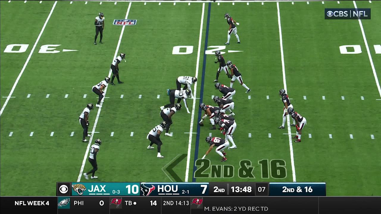 Houston Texans tight end Cade Stover tries to amp up the NRG Stadium ...
