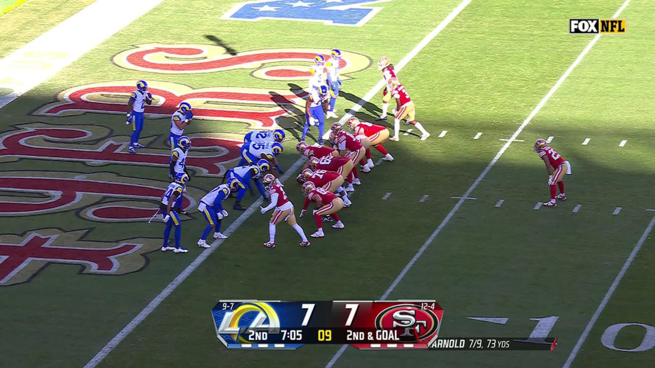 San Francisco 49ers quarterback Sam Darnold sneaks in end zone for QB's ...