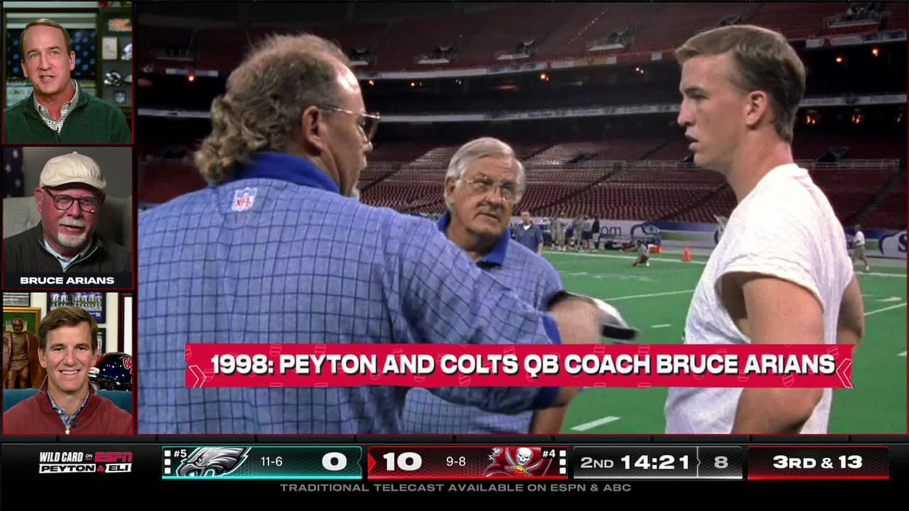 Former Tampa Bay Buccaneers head coach Bruce Arians reveals what it was  like coaching Peyton Manning as a rookie