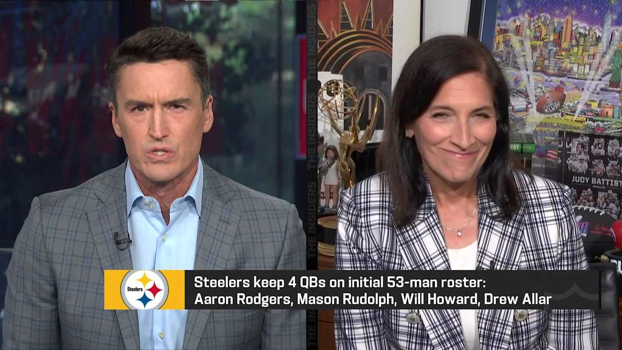 Judy Battista talks about the Steelers keeping four QB's on the initial 53-man roster