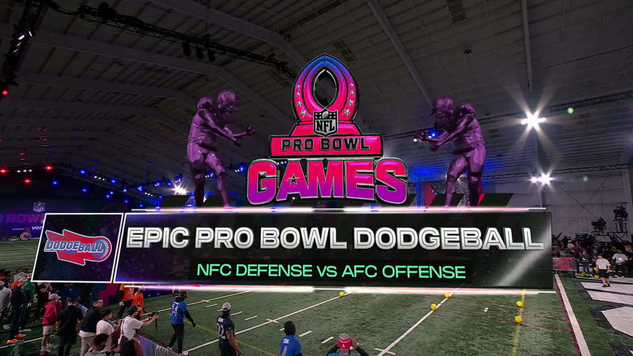 NFC vs. AFC Epic Pro Bowl Dodgeball Game 1 Pro Bowl Skills Showdown