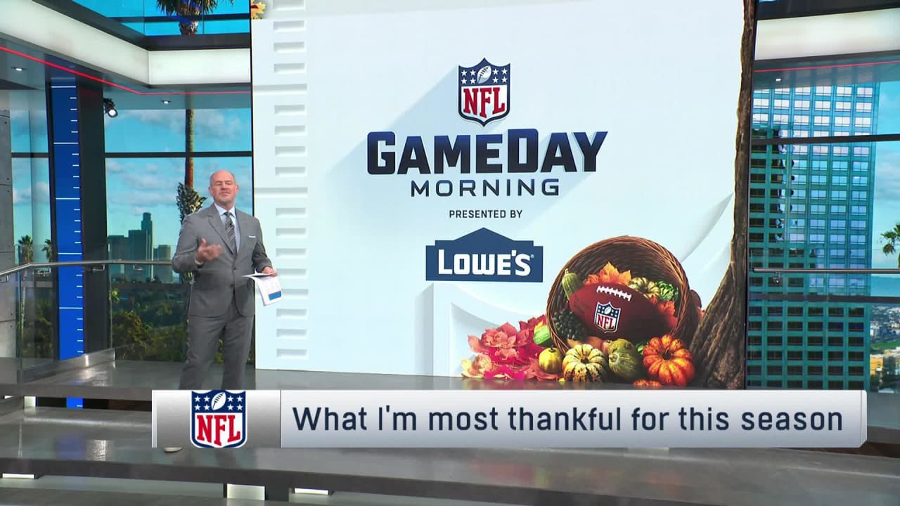 'NFL GameDay Morning' share what they're most thankful for this season