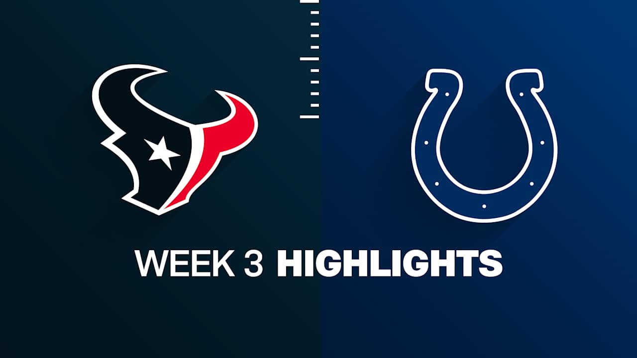 Texans vs. Colts highlights | Week 3 video thumbnail
