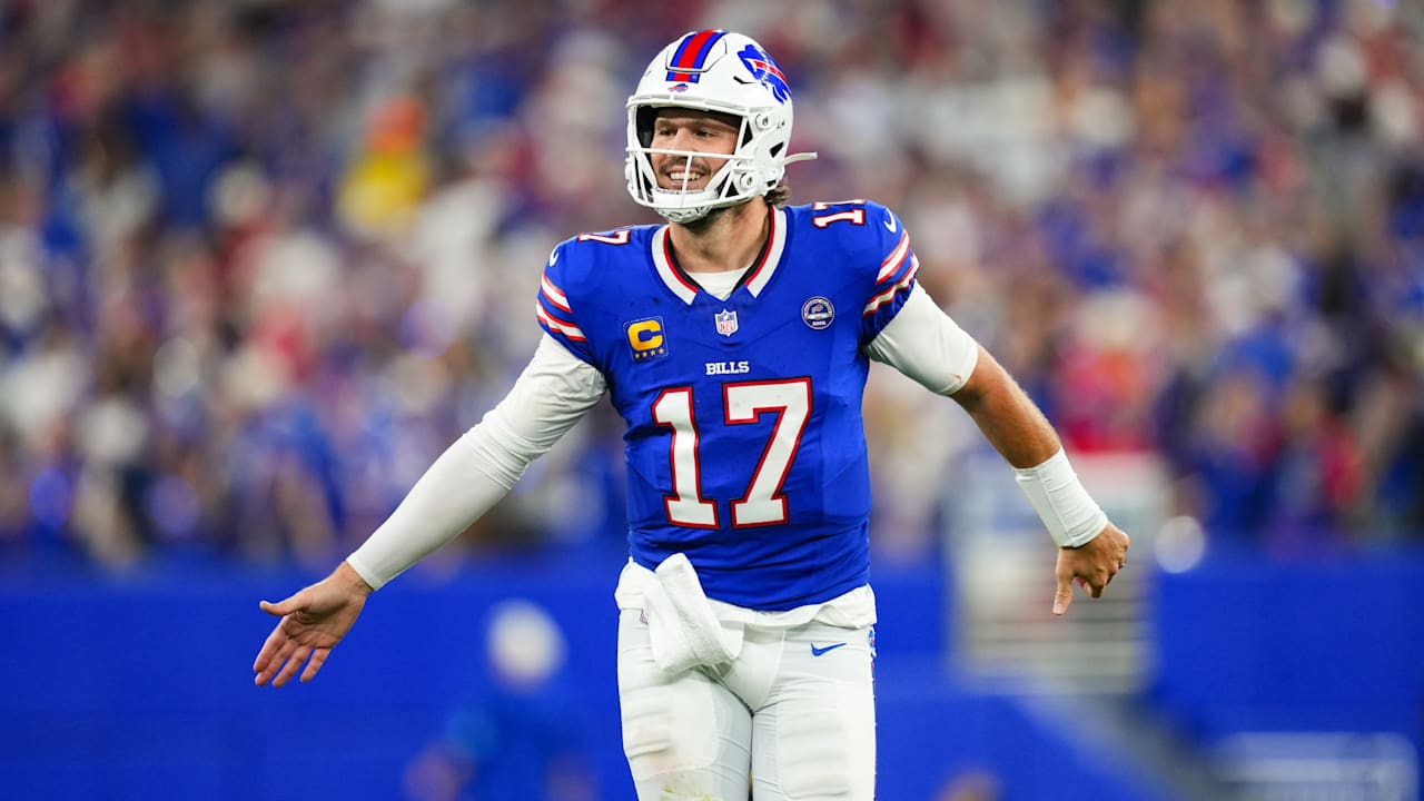 Josh Allen opens Bills' new stadium with 5 TDs in dominant win over Lions