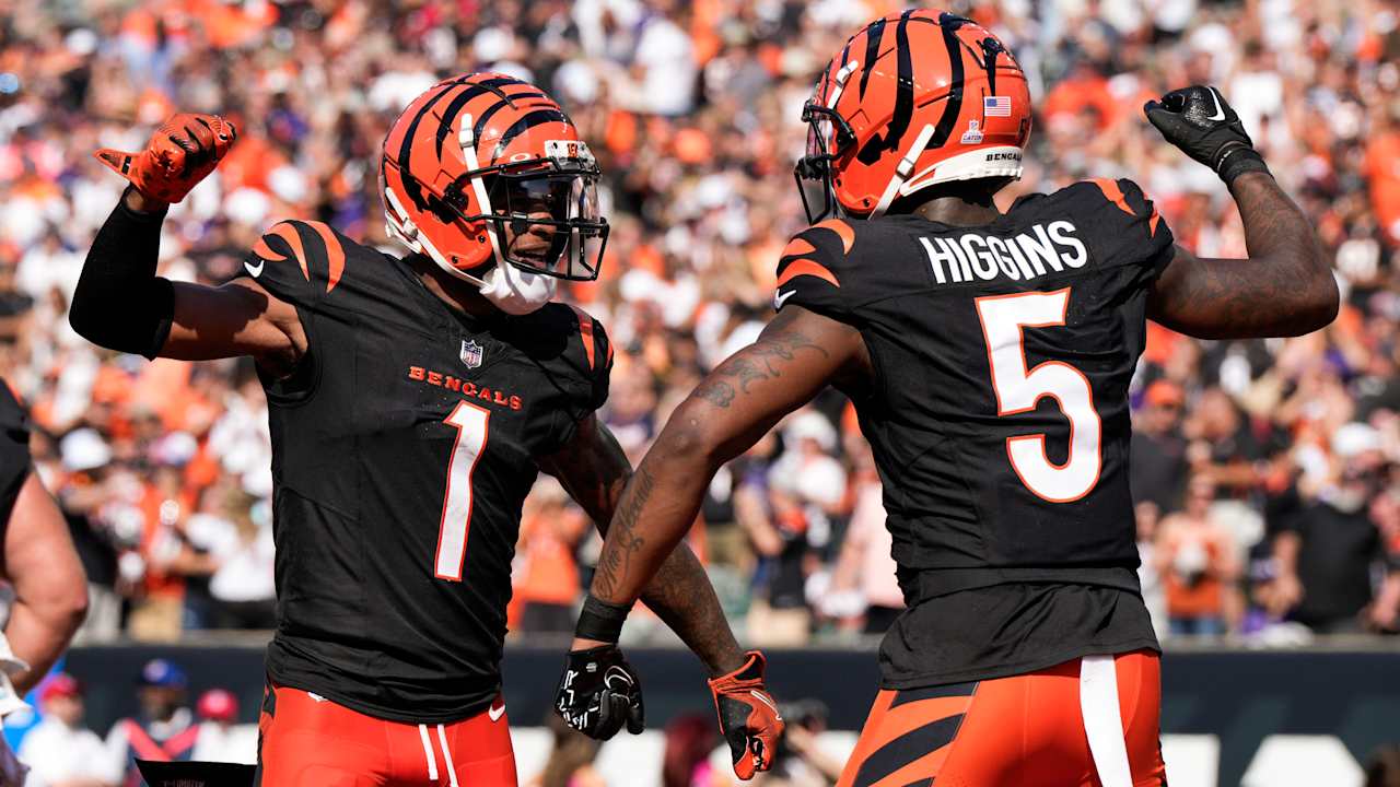 Bengals making significant progress on new deals for star WRs Ja'Marr Chase,  Tee Higgins