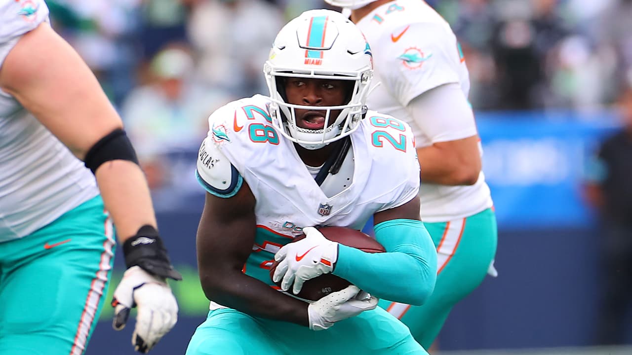 Dolphins RB De'Von Achane comfortable shouldering heavier workload