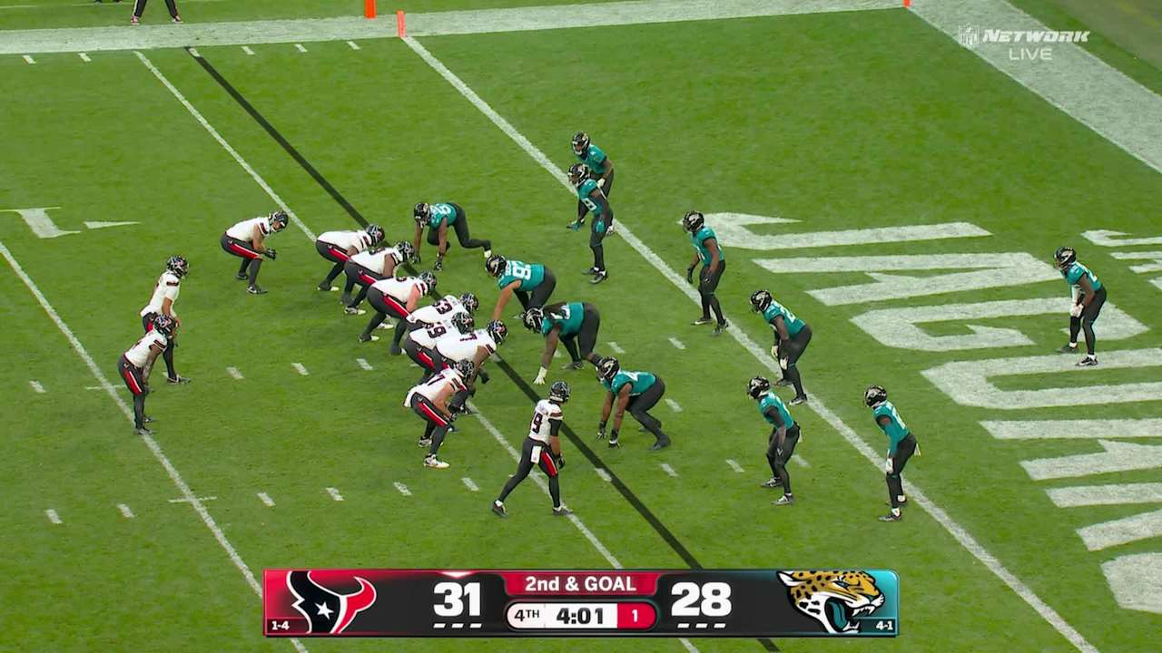 Houston Texans quarterback C.J. Stroud's first interception of 2026 ...