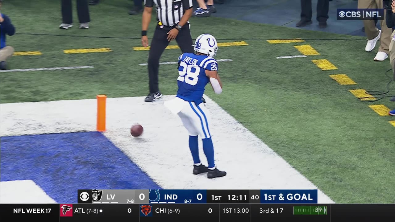 Indianapolis Colts Running Back Jonathan Taylor's Sixth Rushing TD Of ...