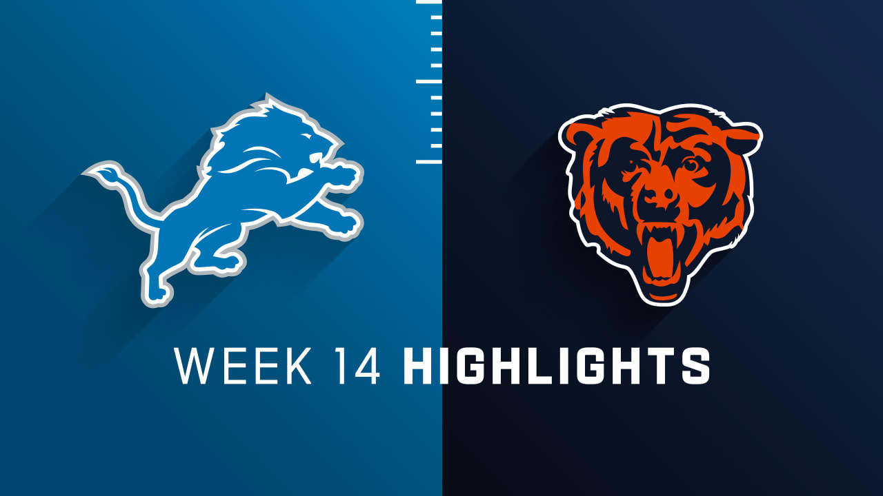 Detroit Lions vs. Chicago Bears highlights Week 14