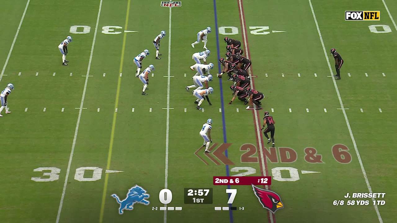 Arizona Cardinals quarterback Jacoby Brissett sacked by Detroit Lions ...