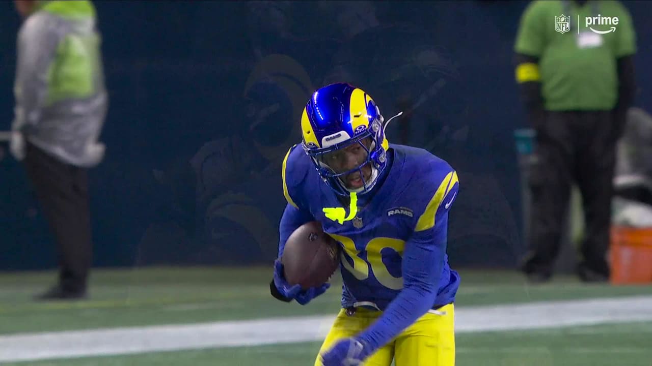 Los Angeles Rams cornerback Josh Wallace's near pick-six comes via ...