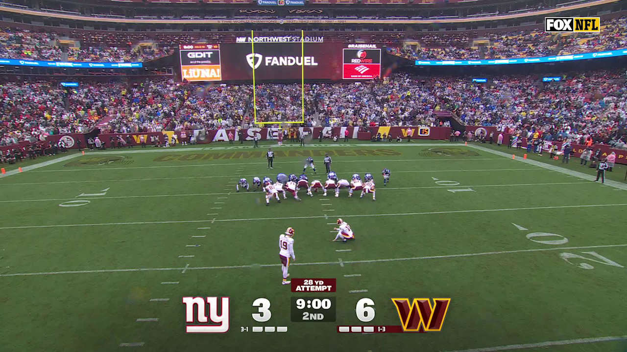 Washington Commanders kicker Drew Stevens extends Commanders' lead with ...