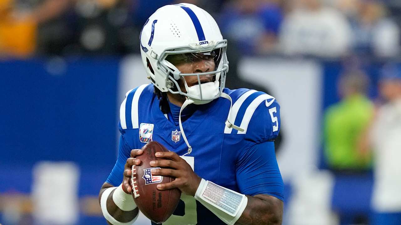 Colts QB Anthony Richardson (oblique) game-time decision vs. Titans; RB Jonathan Taylor ruled out