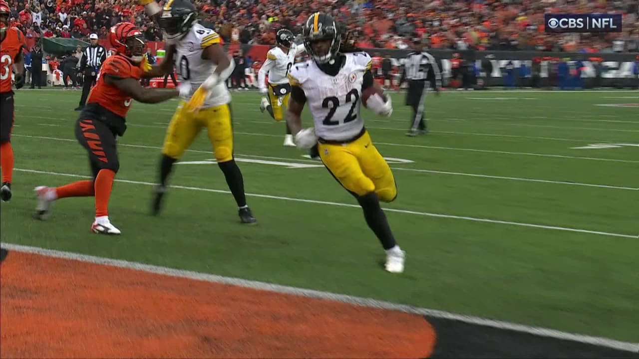 Pittsburgh Steelers Running Back Najee Harris' Fourth Rush TD Of '23 ...