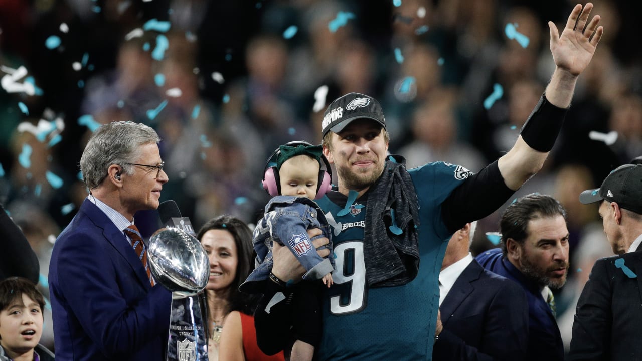 Quarterback Nick Foles, Super Bowl LII Most Valuable Player, announces