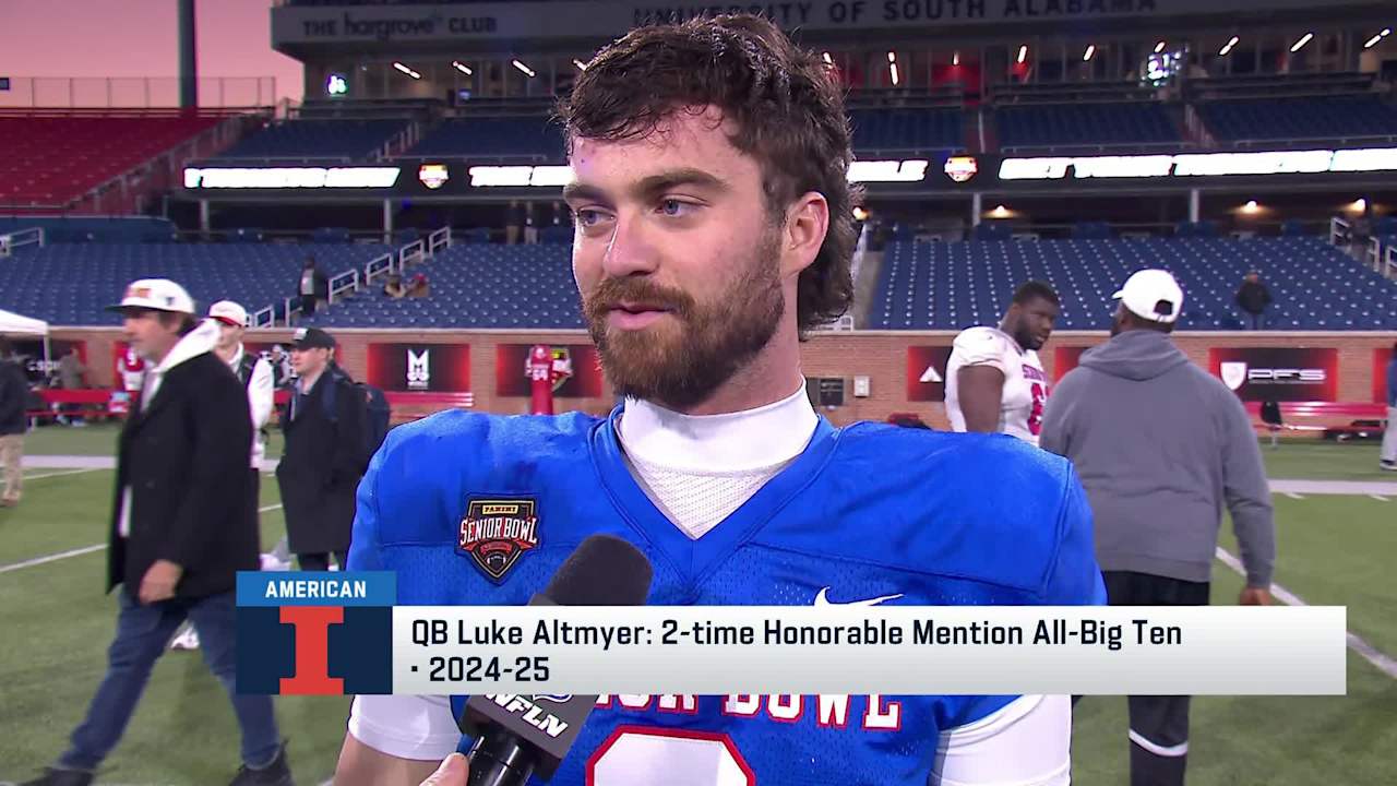 Illinois Fighting Illinis quarterback Luke Altmyer joins NFL media ...