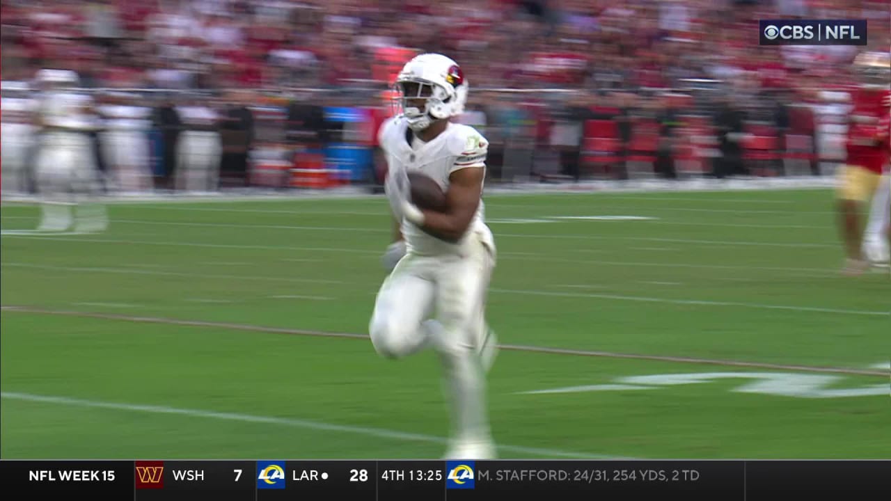 Arizona Cardinals running back Emari Demercado explodes for a 49-yard TD