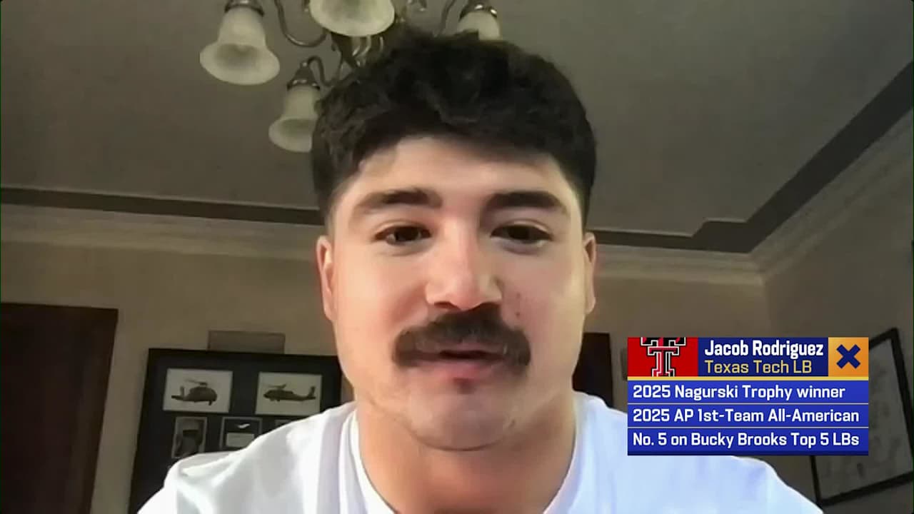 Texas Tech Red Raiders linebacker Jacob Rodriguez joins 'GMFB' ahead of ...