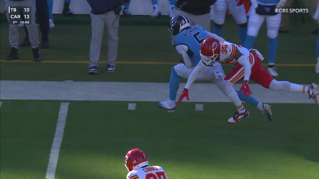 Tennessee Titans quarterback Cam Ward uncorks 25-yard sideline dime to ...