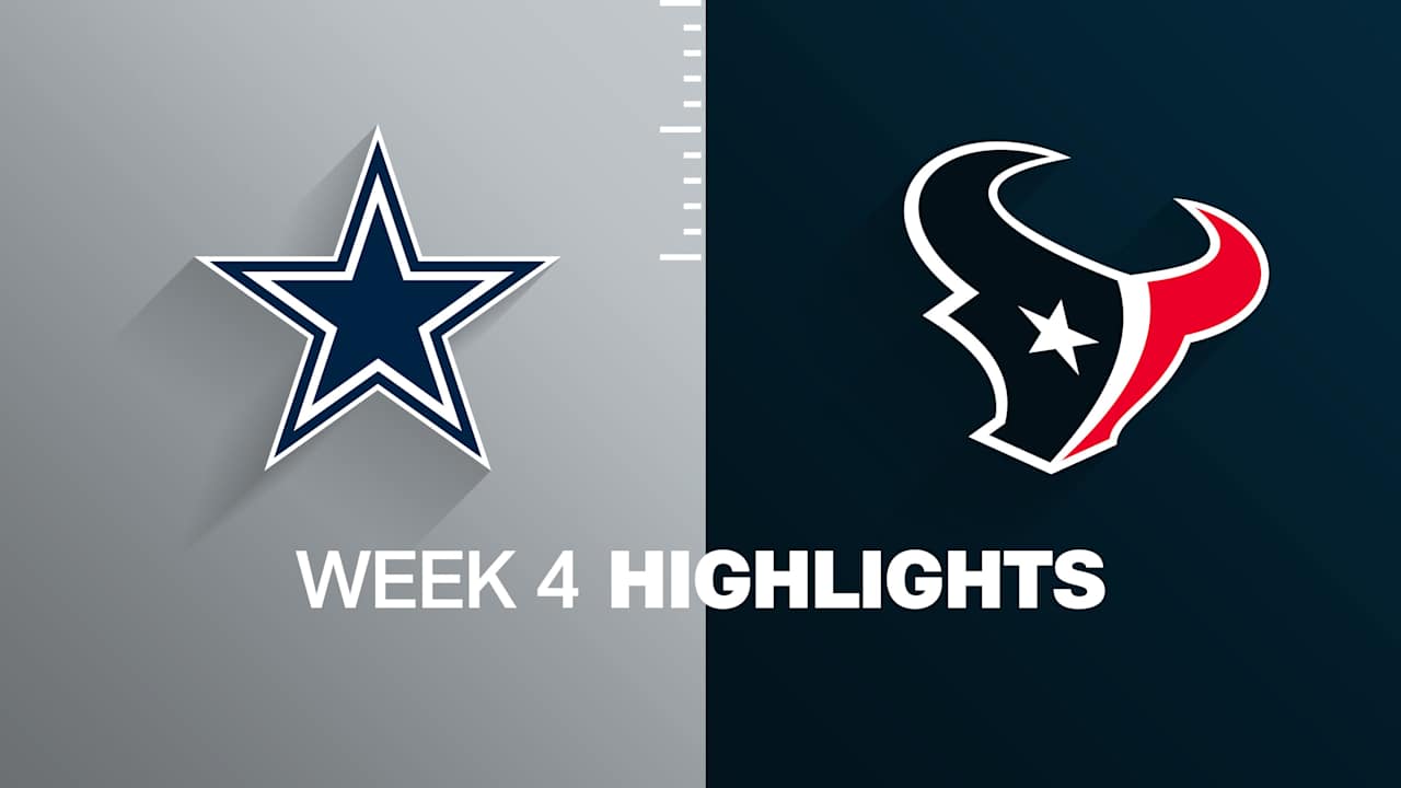 Cowboys vs. Texans highlights | Week 4 video thumbnail