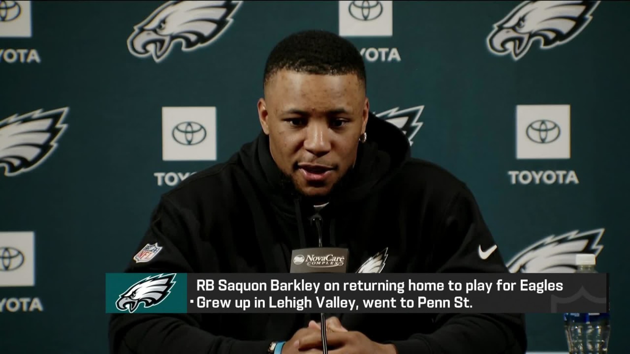 Running back Saquon Barkley reveals what excites him about being a ...