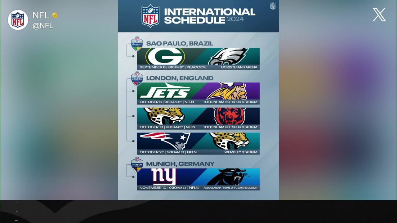 Which international series game are you most excited to watch? | 'NFL ...