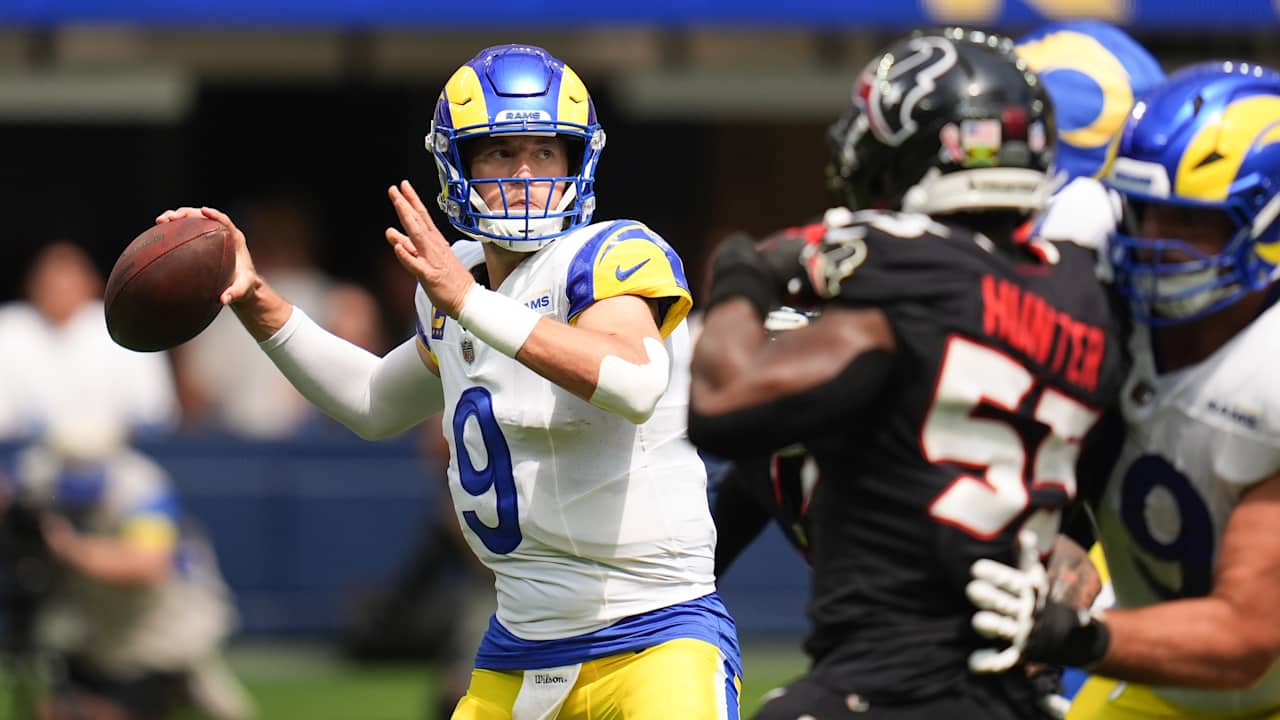 Rams' Matthew Stafford becomes 10th player to pass for 60,000 career yards