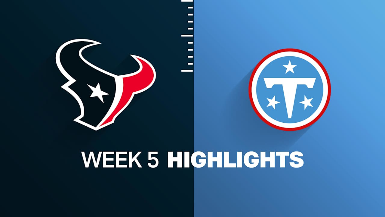 Texans vs. Titans highlights | Week 5 video thumbnail