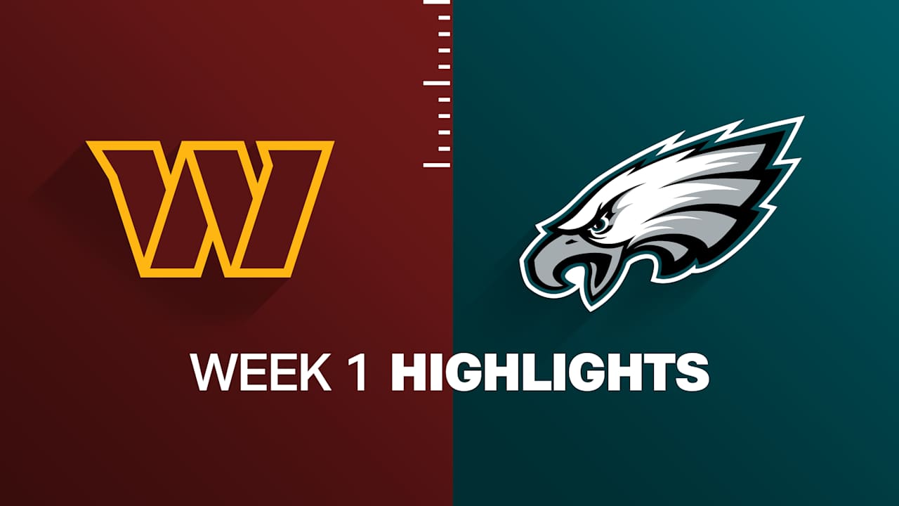Commanders vs. Eagles highlights | Week 1 video thumbnail