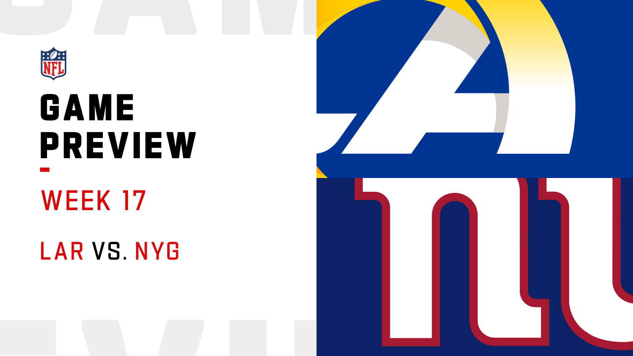Los Angeles Rams vs. New York Giants preview Week 17