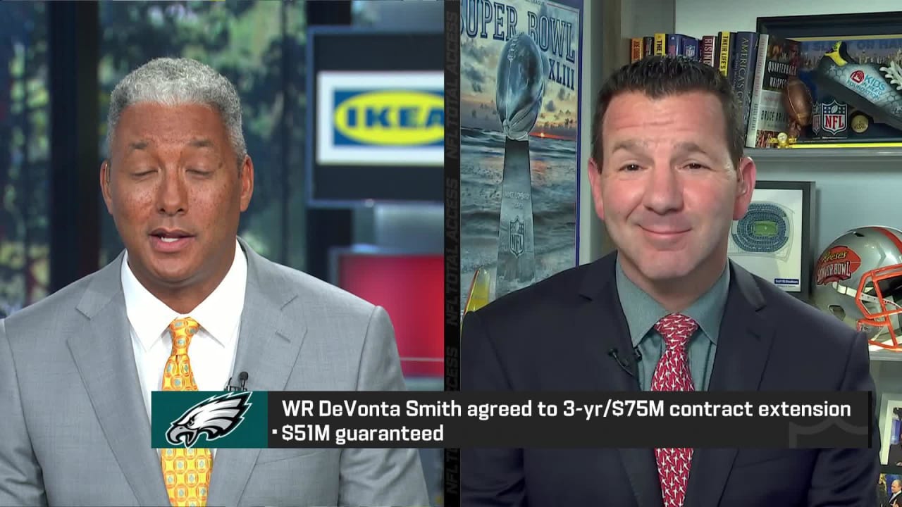 NFL Network Insider Ian Rapoport: Wide receiver DeVonta Smith getting ...