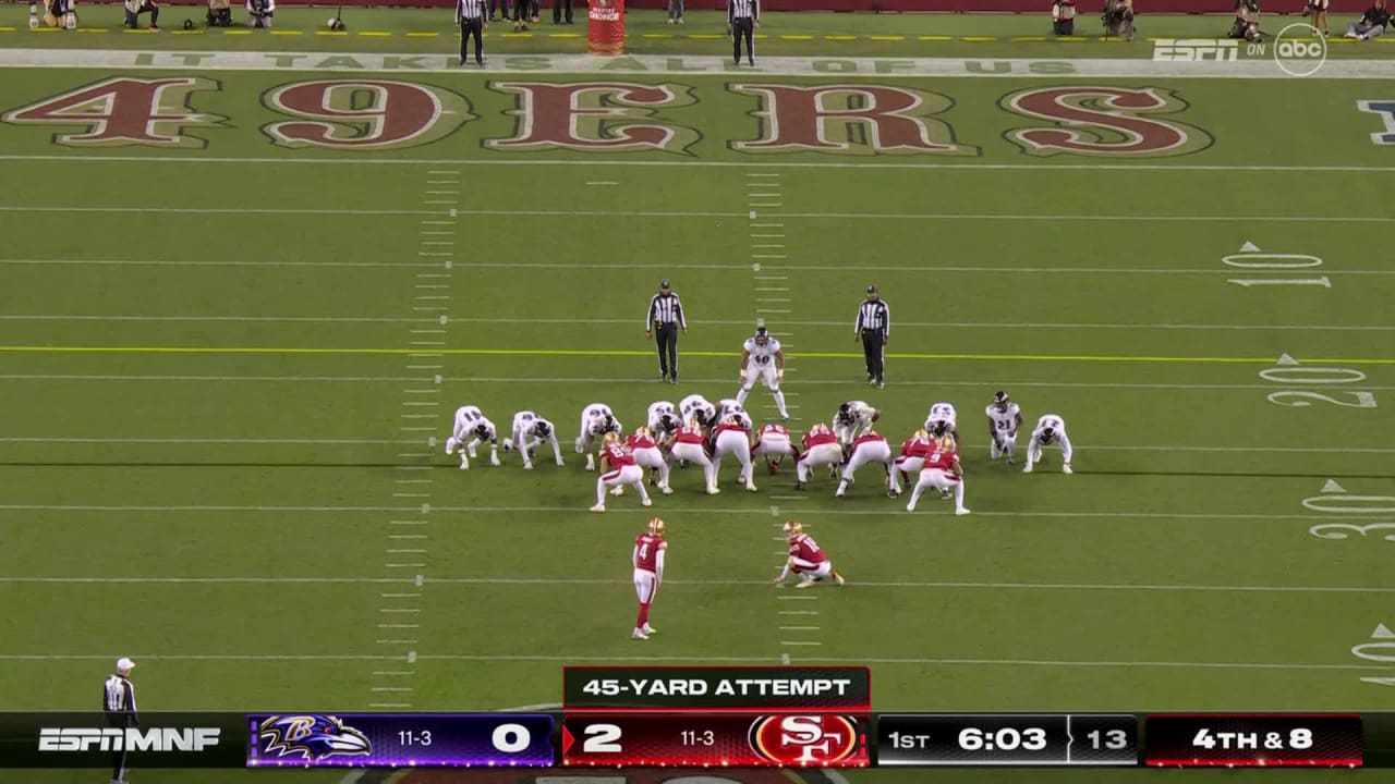 San Francisco 49ers kicker Jake Moody's 45yard FG increases Niners