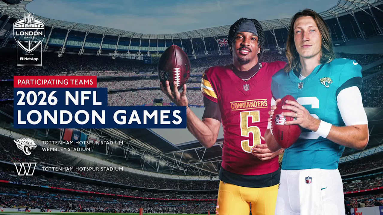 Washington Commanders Jaguars Are 2026 Designated Teams